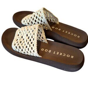 Rocket Dog Crochet Sandals, Size 10